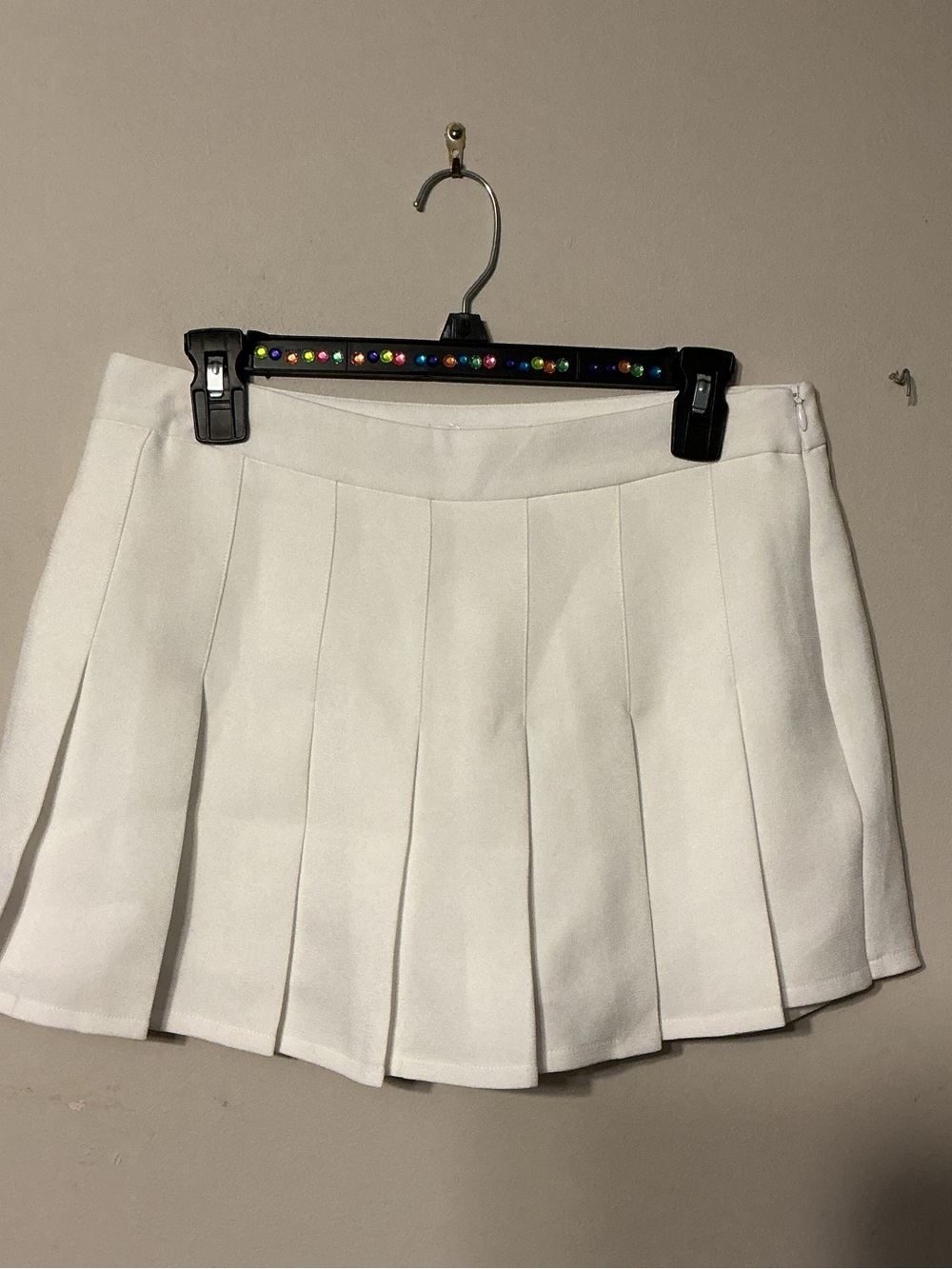 Primark White Pleated Skort